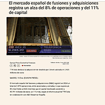 TTR Data destaca la adquisicin de Idealia por Crown Worldwide en 2.015 millones de euros.